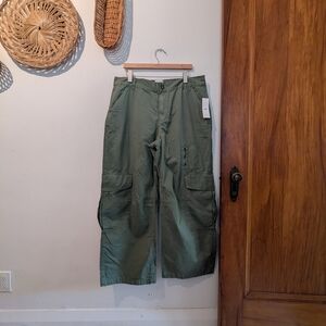BDG Olive Green Wide Leg Pants